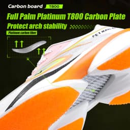 IRUNSVAN Professional Marathon Carbon Plate For Men Cushioning Shock Absorption Breathable Lightweight Running Shoe 106