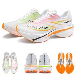 IRUNSVAN Professional Marathon Carbon Plate For Men Cushioning Shock Absorption Breathable Lightweight Running Shoe 106