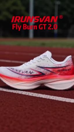 IRUNSVAN Professional Marathon Carbon Plate For Men Cushioning Shock Absorption Breathable Lightweight Running Shoe 106