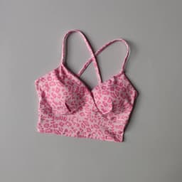 Cherry Print Yoga Vest Women with Chest Pad Fixed Cup Beautiful Back Sports Bra Running Fitness Clothing Outer Wear Suspenders