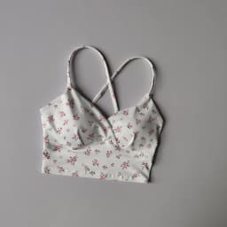 Cherry Print Yoga Vest Women with Chest Pad Fixed Cup Beautiful Back Sports Bra Running Fitness Clothing Outer Wear Suspenders