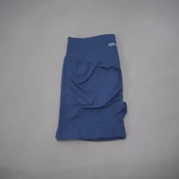 DF-LOGO Women High Waist Scrunch Butt Lift Yoga Shorts Squat Proof Push Up Workout Gym Running Fitness Athletic Sports Shorts