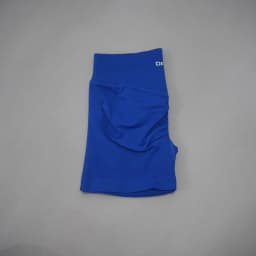DF-LOGO Women High Waist Scrunch Butt Lift Yoga Shorts Squat Proof Push Up Workout Gym Running Fitness Athletic Sports Shorts