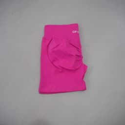 DF-LOGO Women High Waist Scrunch Butt Lift Yoga Shorts Squat Proof Push Up Workout Gym Running Fitness Athletic Sports Shorts
