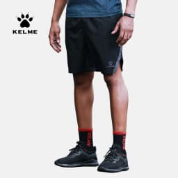 KELME Men's Running Shorts  Soccer Pants Summer Elastic Football Quick Dry Breathale Light Sportswear Sports Shorts Male 3881208