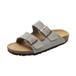 2026 men's and women's new leather sandals, high-quality summer retro casual anti slip comfortable beach shoes