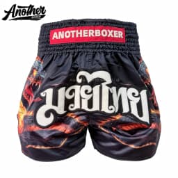 Fire Snake Muay Thai Shorts Quick Dry Elastic Waist Boxing Fight Shorts for Kickboxing MMA Gym Sparring Training Daily Bottoms