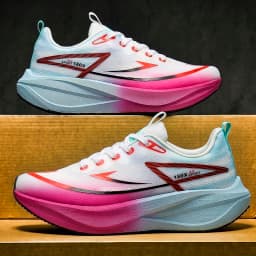 Women’s Marathon Racing Shoes Men’s Carbon Fiber Racing Shoes Breathable Lightweight Comfortable Athletic Energy Return Sneaker