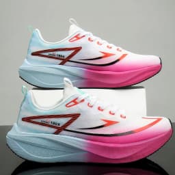 Women’s Marathon Racing Shoes Men’s Carbon Fiber Racing Shoes Breathable Lightweight Comfortable Athletic Energy Return Sneaker