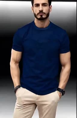 Men's Trendy Loose Fit Crew Neck T-Shirt, Casual Daily Short Sleeve Tee, Artistic Letter Print, Gift Idea