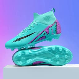 New Men Soccer Shoes High-quality Indoor Football Boots Sports Shoes Futsal High Ankle Non-Slip Outdoor Ultralight Non-Slip