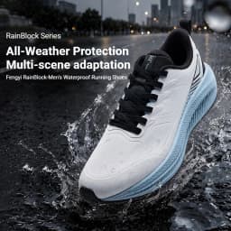 361 Degrees Fengyi 2 Rainblock Men Running Shoes Water Repellent Anti-Slip Grippy Cushioning Airy Male Sneakers 672632210