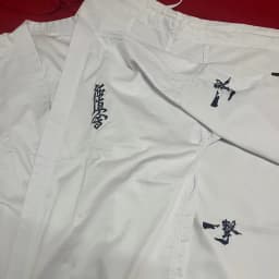 Quality Kyokushinkai Dogi Dobok Karate Uniform Kimono Gi Cloth For Kids Adult Free White Belt