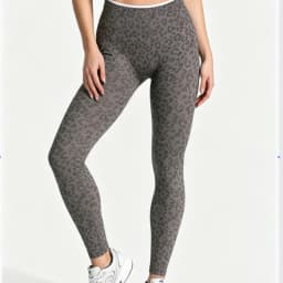 HISTELLO Butt Lift Leopard Print Leggings Fit Sculpt Breathable Seamless Tummy Control Slim Fit Yoga Gym Workout Sports Pants