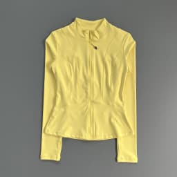 Half Zip Stand Collar Athletic Top Women Slim Long Sleeve Fitness Workout Running Jacket