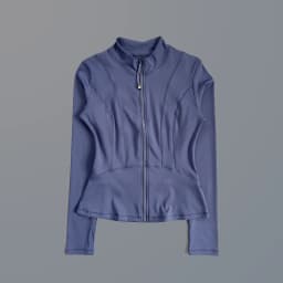 Half Zip Stand Collar Athletic Top Women Slim Long Sleeve Fitness Workout Running Jacket