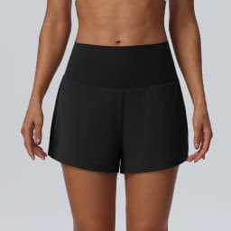 Women's Summer Loose Running Shorts 2-in-1Quick Dry Athletic Yoga Gym Shorts with Pockets Yoga Fitness Sports Shorts