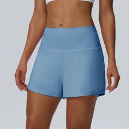 Women's Summer Loose Running Shorts 2-in-1Quick Dry Athletic Yoga Gym Shorts with Pockets Yoga Fitness Sports Shorts