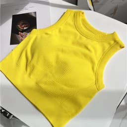 Women's High Impact Sports Bra with Pads, Shockproof Yoga Tank Top for Gym Hiking Climbing