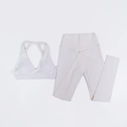 New Summer Women's Ultra Soft Sports Bra And Yoga Pants Set Fashionable Two-Piece Gym Workout Shock-Absorbing Underwear Suit