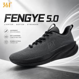 361 Degrees Fengye 5.0 Men's Running Shoes Lightweight Wear Resistant Shock Absorb Breathable Soft Soled Male Sneaker 672542210F