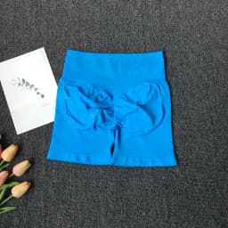 Women's Seamless Butt Lifting Workout Shorts, High Waist Tummy Control Yoga Shorts, High Stretch Tight Fit