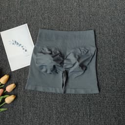 Women's Seamless Butt Lifting Workout Shorts, High Waist Tummy Control Yoga Shorts, High Stretch Tight Fit