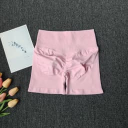 Women's Seamless Butt Lifting Workout Shorts, High Waist Tummy Control Yoga Shorts, High Stretch Tight Fit