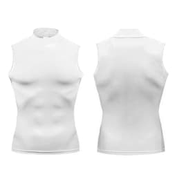 Compression Shirt Men Running Vests Gym Tank Tops Muscle Fitness Clothing Turtleneck Elastic Sports Sleeveless T Shirts