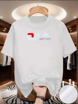 Summer men's short-sleeved American design printed T-shirt casual sports versatile top