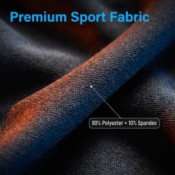 Men's High Waist Compression 3/4 Running Pants, High Elastic Quick Dry Breathable Gym Workout Capri Leggings with Side Pockets