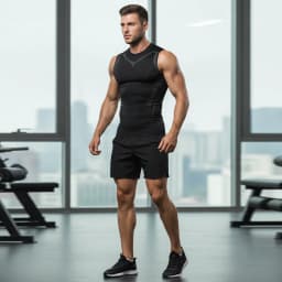 Quick-Dry Ionic Shaping Vest Vest Body Shape Top Tummy Control Sleeveles Men Ice-Silk Slimming Vest Comfortable Breathable