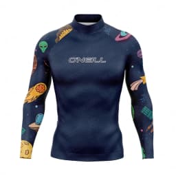New Men's Funny Swimsuit Rash Guards Long Sleeve Surfing T-Shirt UPF 50+ Swimwear Quick Dry Beach Water Suit Sports Surf Clothes