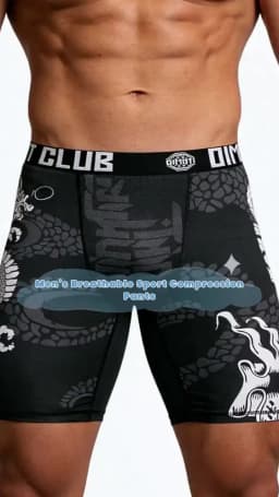 Sports Shorts Men's Compression Running Shorts Quick-Drying Fitness Shorts Fitness Sports Leggings Men's. Boxing Leggings, Breat