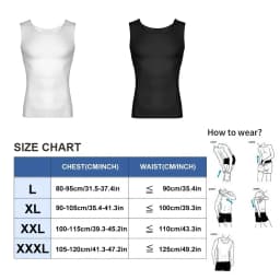 Men Invisible Mesh Cross Shapewear Vest, Sleeveless Compression Tank Top, Tummy Control Slimming Undershirt for Gynecomastia
