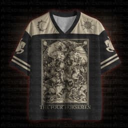 2026 New Movie Sports Fashion Adult and Children's Short Sleeve V-neck Street Eye Clothing Gothic Style Horror Fans Gift