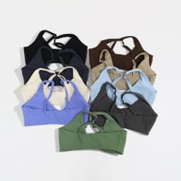 Ctenkevet Women's Ultra Soft Push-Up Sports Bra Summer New Breathable Yoga Workout Top Backless Fitness Crop Gym Underwear