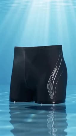 Professional Mens Swimwear Square Leg Quick Dry Swim Trunks for Beach Hot Spring