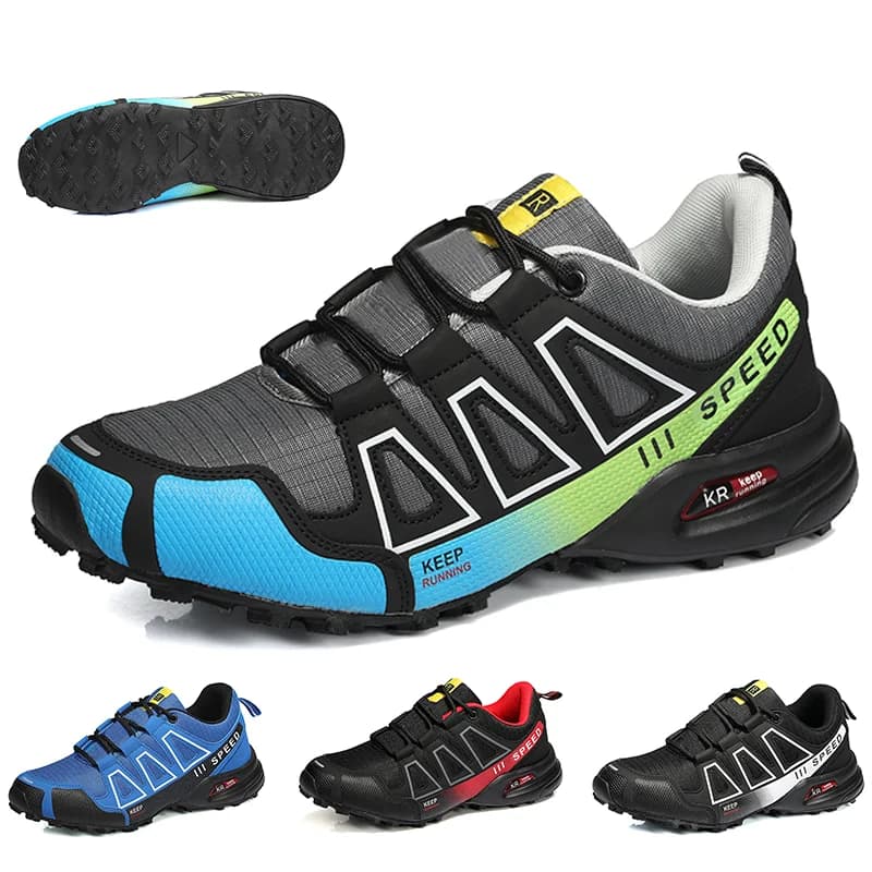 Men Hiking Shoes Outdoor Rubber Non-Slip Outdoor Trainers Comfortable Hiking Travel Sports Shoes Tactical Women's Training Shoes