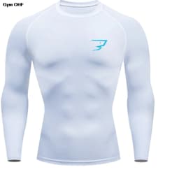 New Men's Short Sleeved T-shirt Compressed Quick Drying Breathable Training Tees Fitness Jujitsu Rashguard Top Gym Sport Shirts