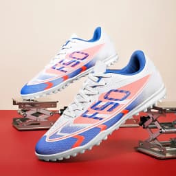 Cost-effective TF Football Boots PU Blend Upper Dense Rubber Stud Anti-slip Durable Budget Turf Football Footwear