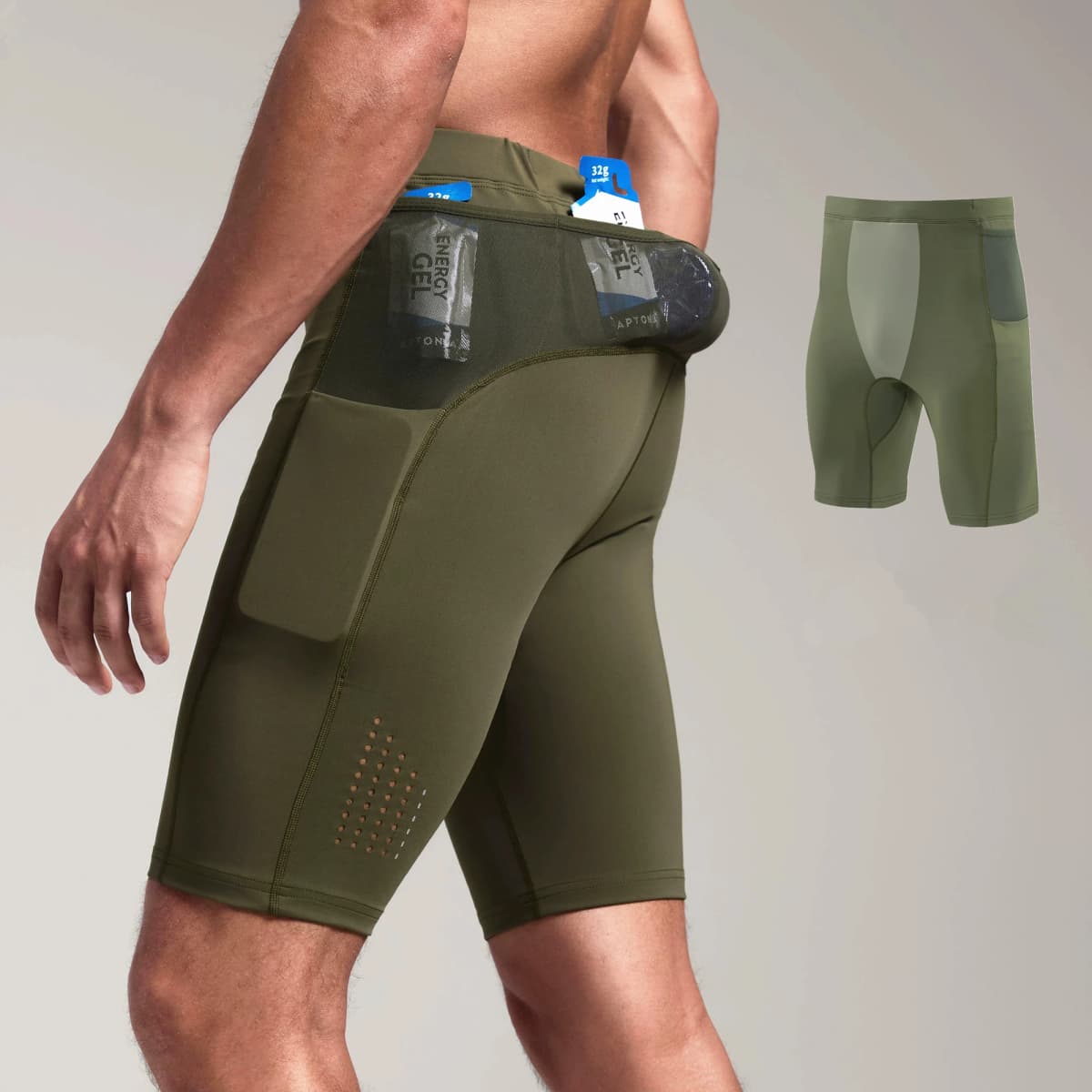 Mens Womens Running Shorts 5 Pockets Marathon Outdoor Sport Hiking Yoga Training Exercise Fitness Shorts Breathable Quick Drying