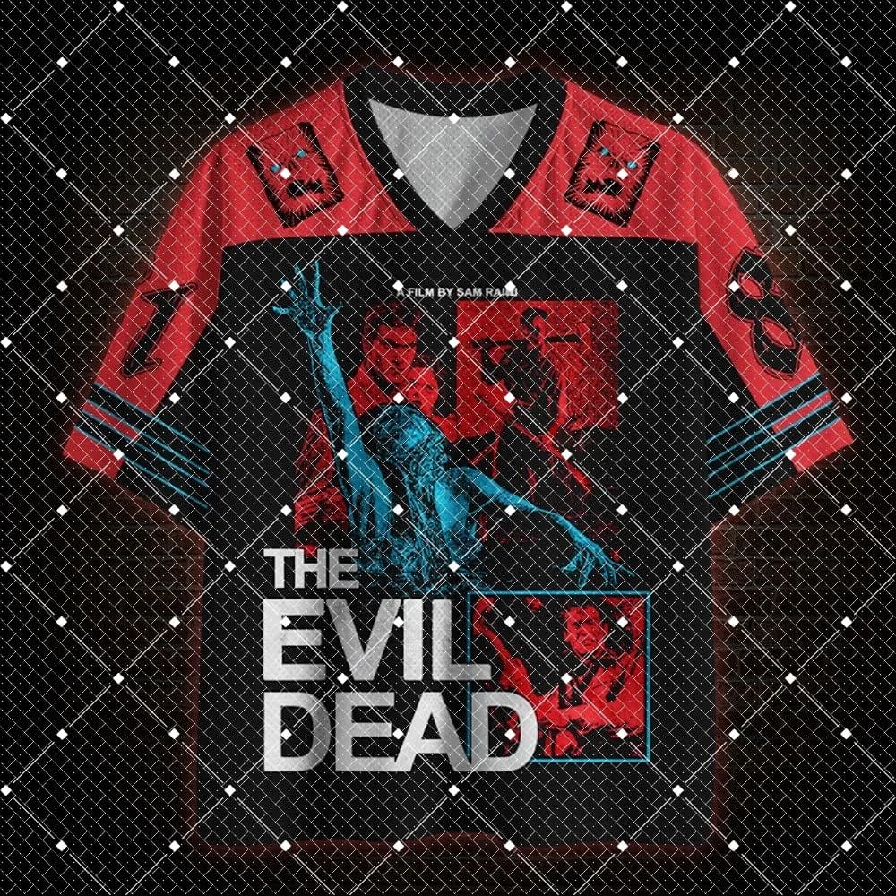 2026 New Dark Style V-neck Quick Drying Sports T-shirt Trendy Fashion Halloween