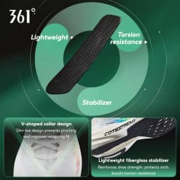 361 Degrees Miro Nude SL Men Running Shoes Lightweight Durable Breathable High Resilience Soft Unisex Training Sneaker 672622220