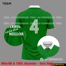 Men Retro Blue Striped Polo Shirt 3D Print Short Sleeve Sports Jersey Streetwear Fashion Casual Soccer Training T Shirts