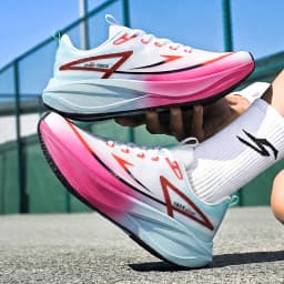 Women‘s Carbon Plate Running Shoes Men's Marathon Sneakers Casual Speciality Lightweight Athletic Nonskid Sneakers