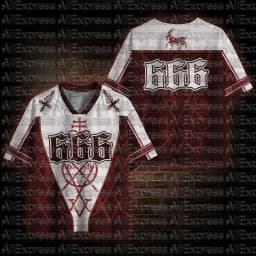 2026 New Movie Sports Fashion Adult and Children's Short Sleeve V-neck Street Eye Clothing Gothic Style Horror Fans Gift