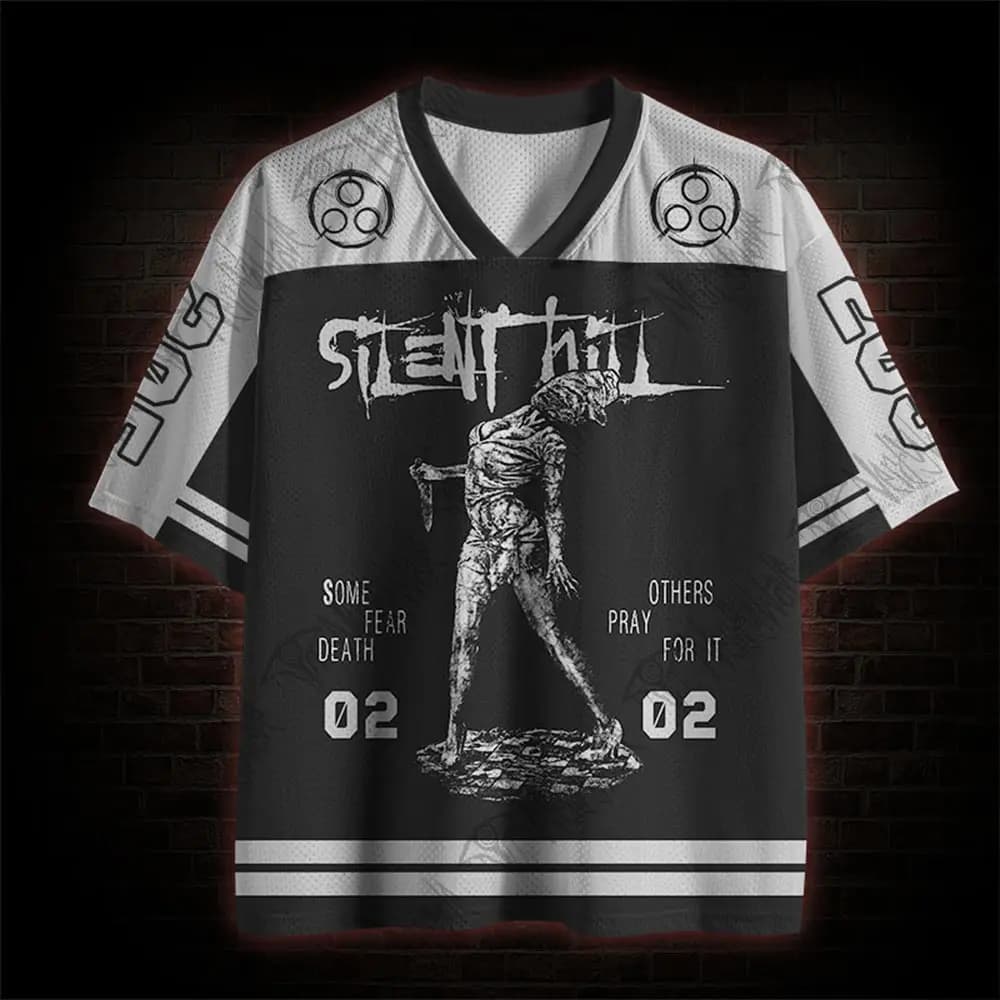 2026 New Movie Sports Fashion Adult and Children's Short Sleeve V-neck Street Eye Clothing Gothic Style Horror Fans Gift