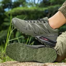Men's High Quality Hiking Shoes Outdoor Comfortable Hiking Non-Slip Sneakers Mountain Cross-Country Cycling Shoes