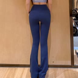 Summer Women's New High Waist Hip Lifting Fashionable Sports Flared Pants Breathable Comfortable Exercise Pilates Sports Pants